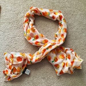 J Crew oranges scarf
